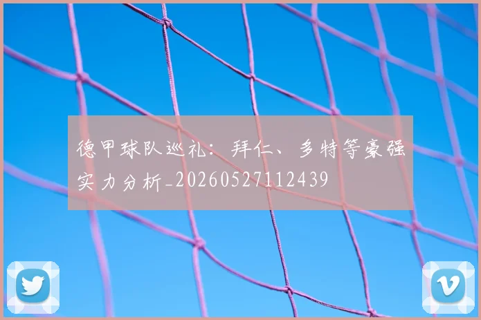 德甲球队巡礼：拜仁、多特等豪强实力分析_20260527112439